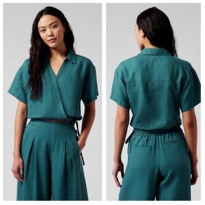[NWT] Athleta Playa Wrap Top and Pants Set